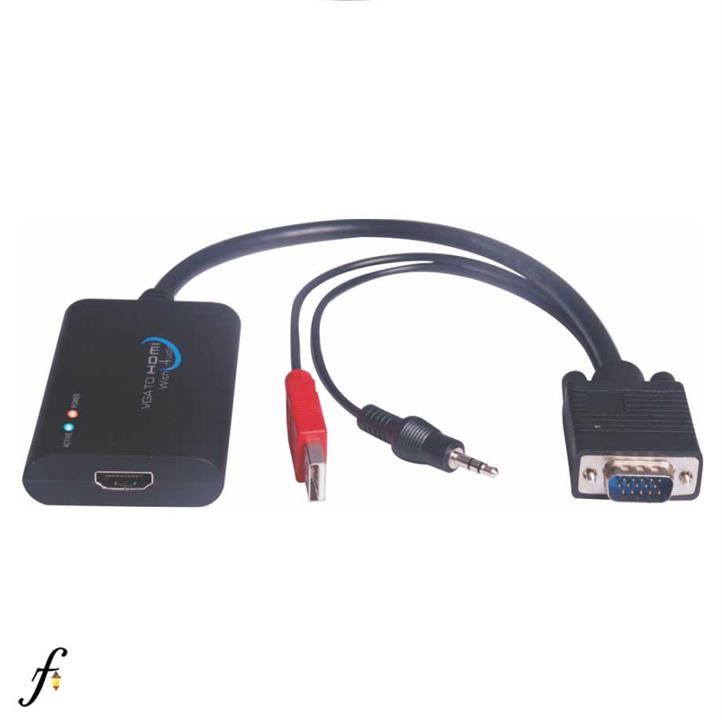 مبدل VGA به HDMI همراه صدا با کیفیت HD فرانت